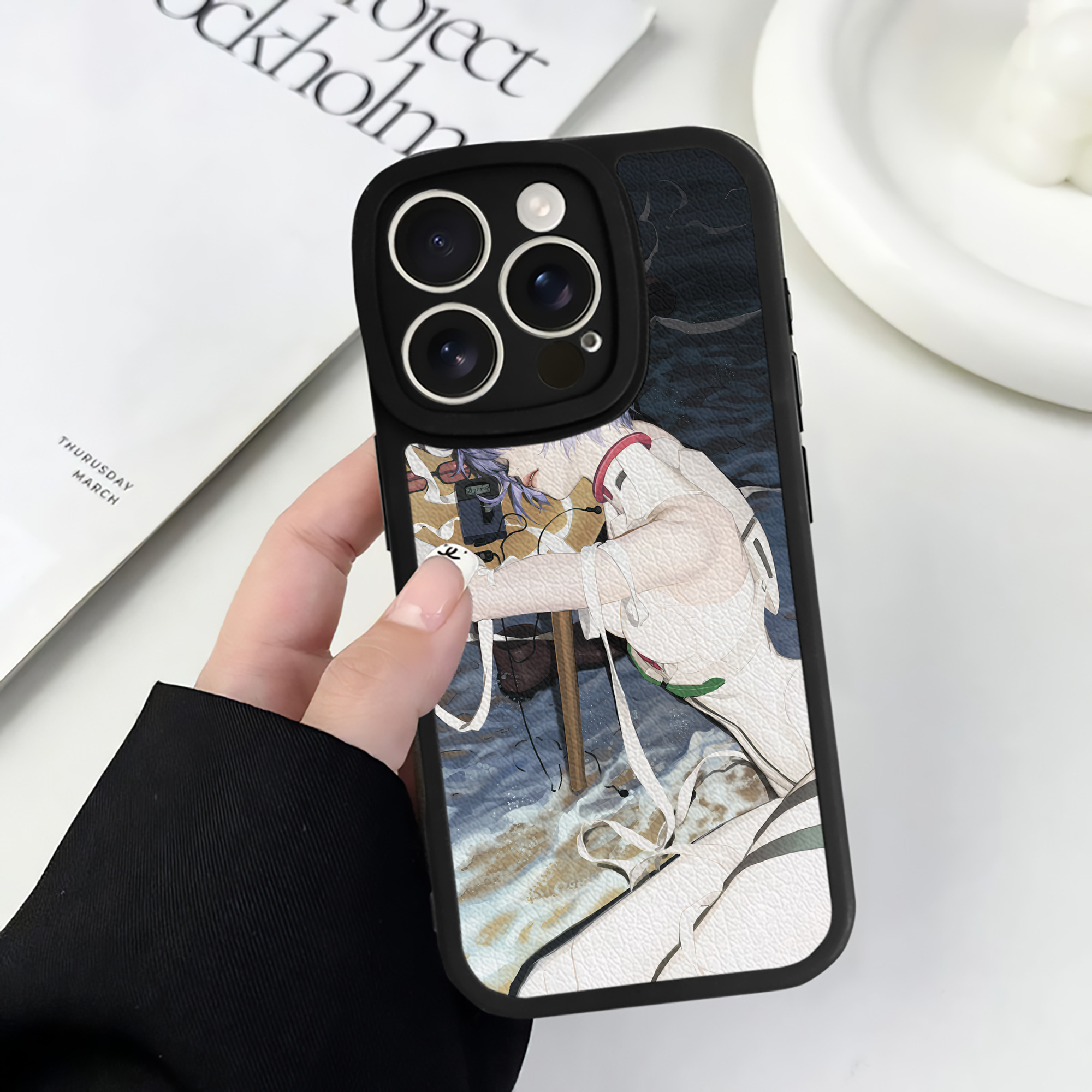 （画像用） EVA 新世紀エヴァンゲリオン 【iPhone 16シリーズ対応】シリコンスマホケース（レザー調） 材質：シリコン